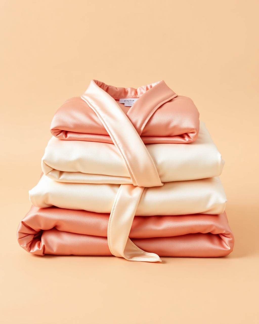 Alma Satin Robe Set of Three