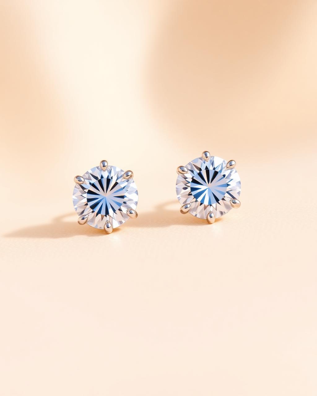 Iris Crystal Stud Earrings