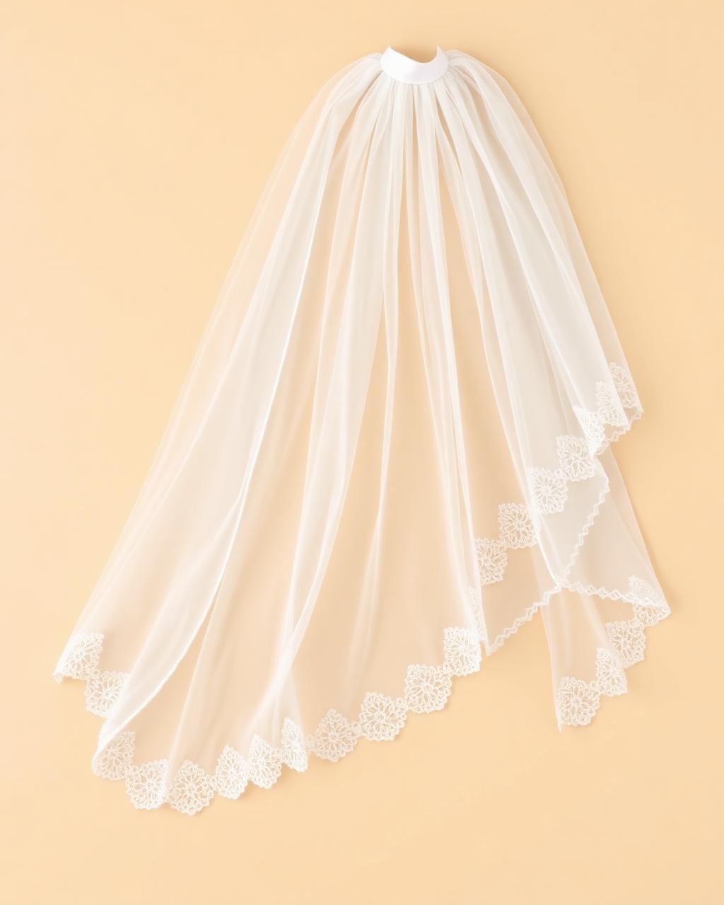 Juliet Lace Edge Veil