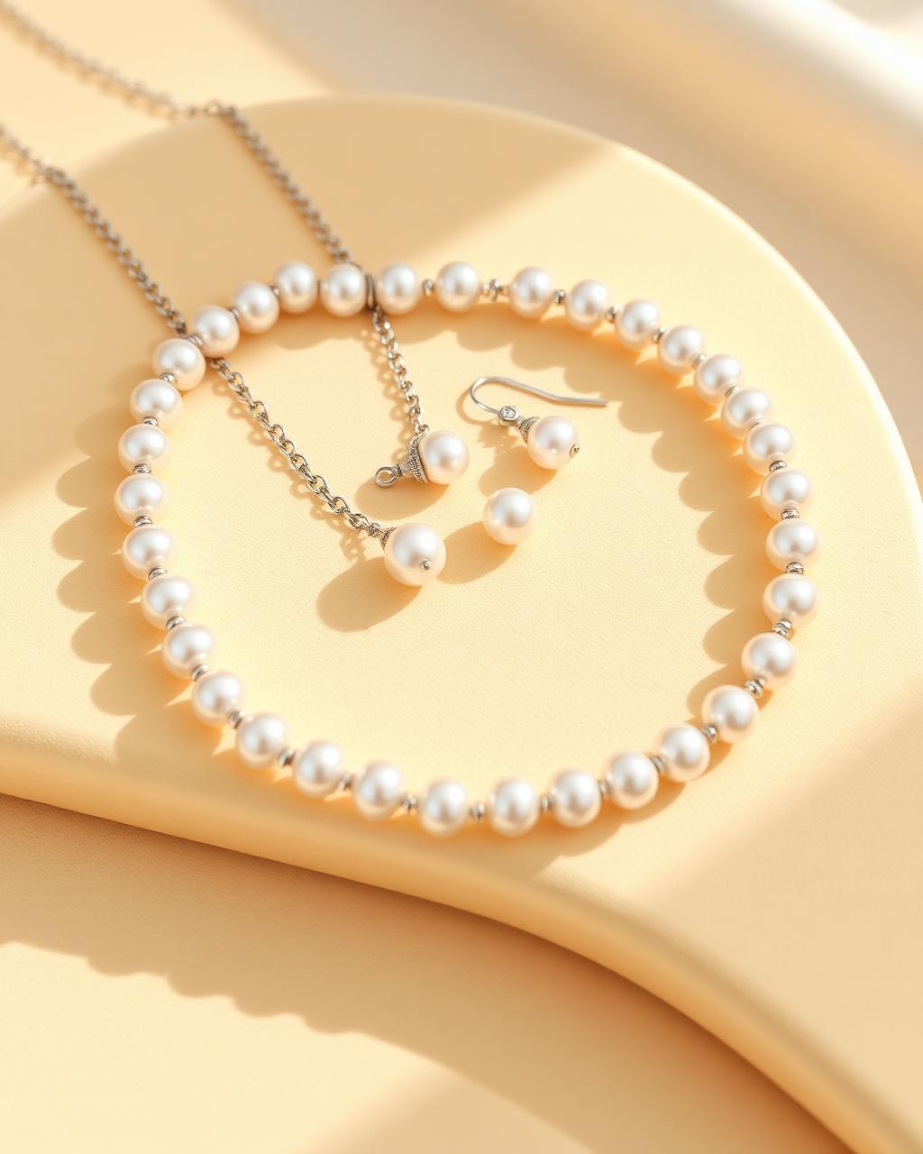 Odette Pearl Jewellery Set